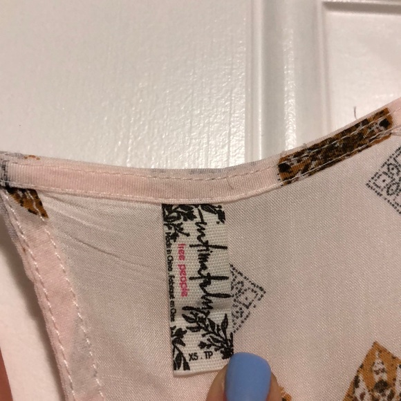 Pink and light intimately free people tunic XS - Picture 2 of 4